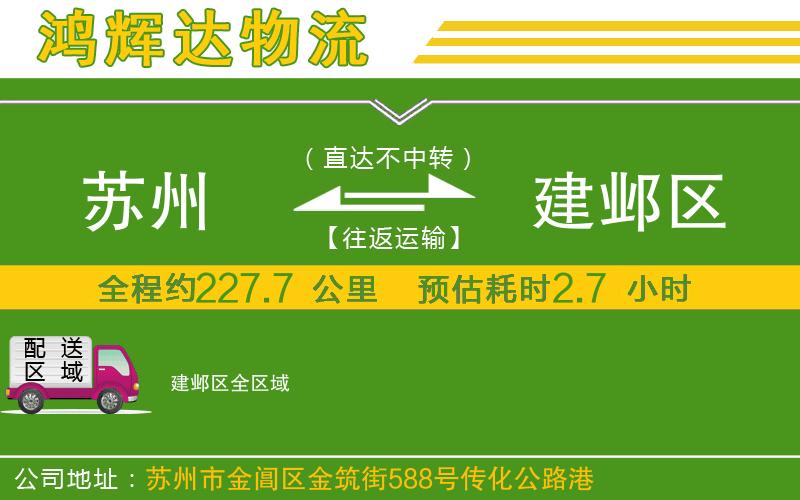 蘇州到建鄴區(qū)貨運(yùn)公司